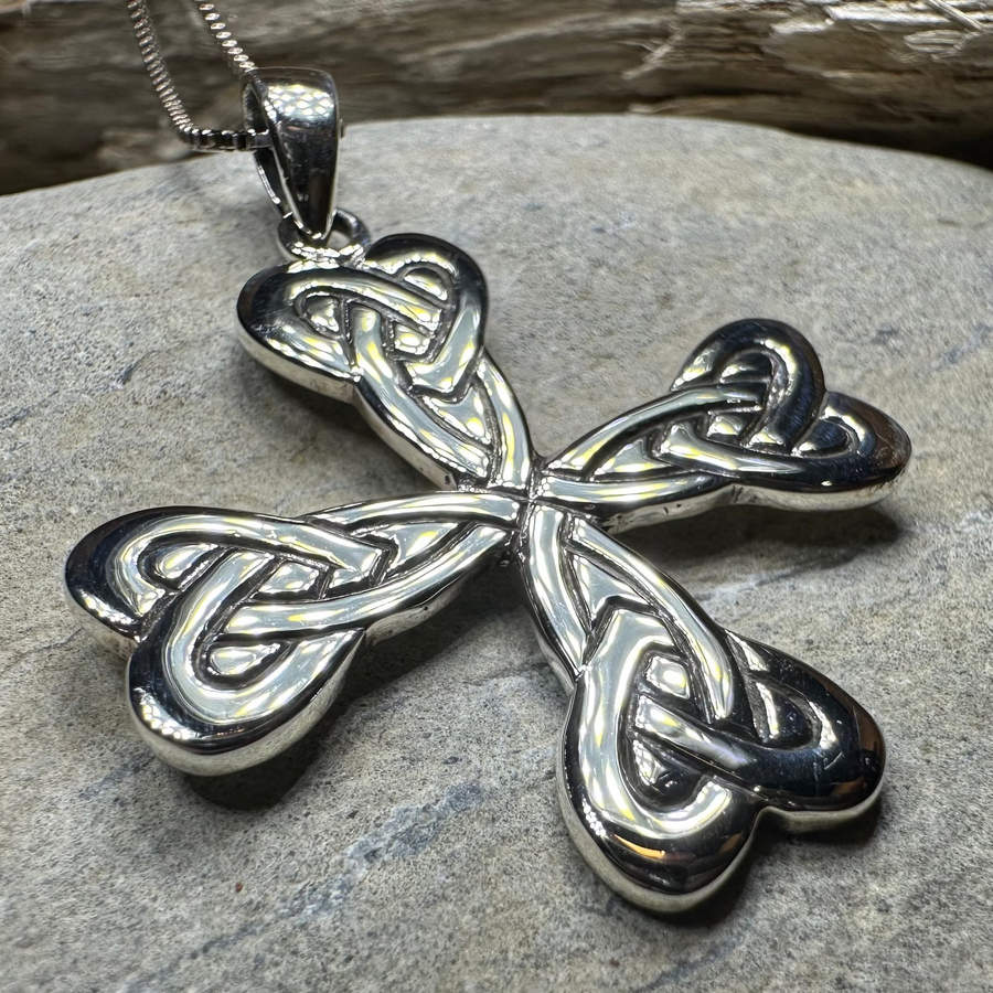 Ethereal Celtic Cross Necklace