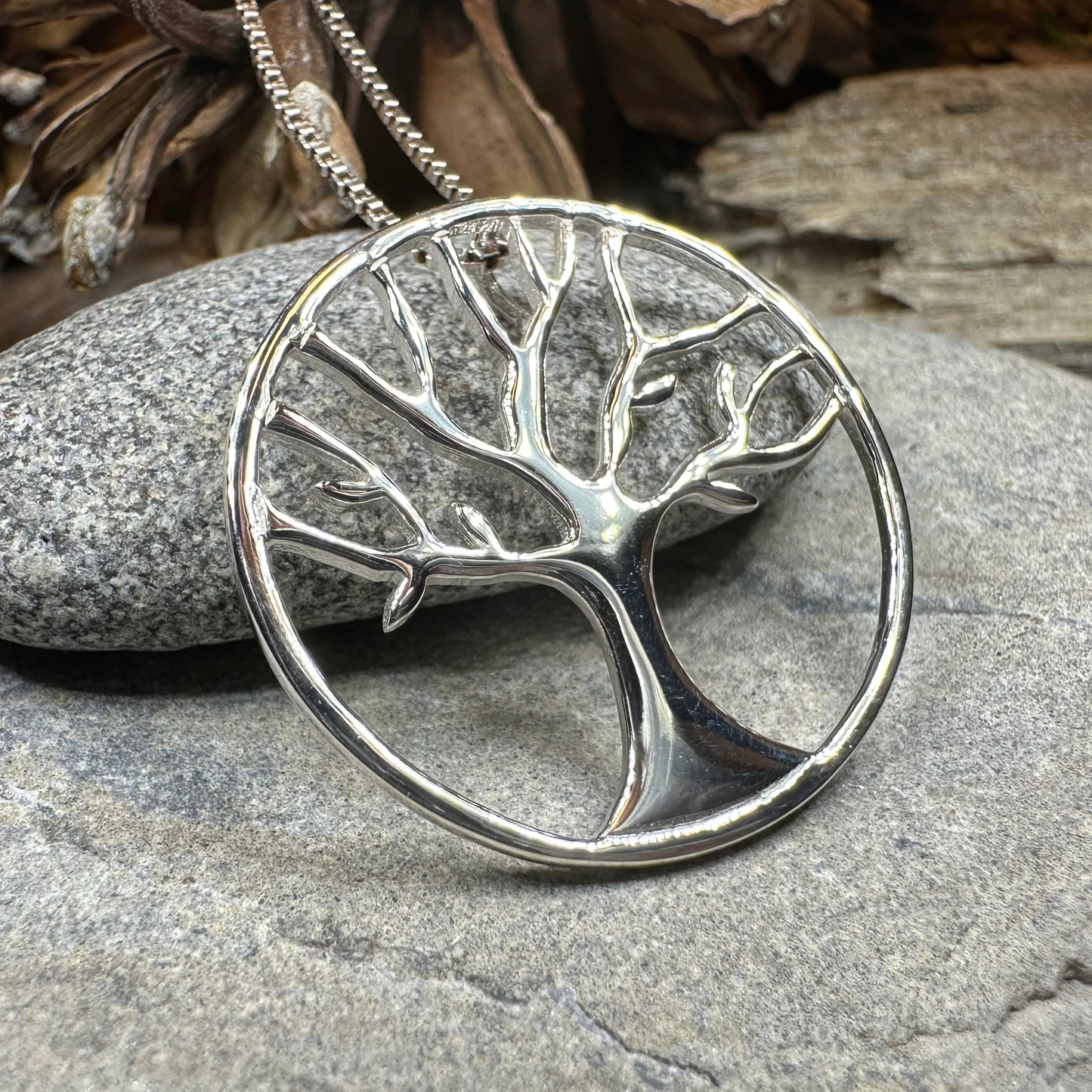 Minimalist Tree of Life Necklace — view 7