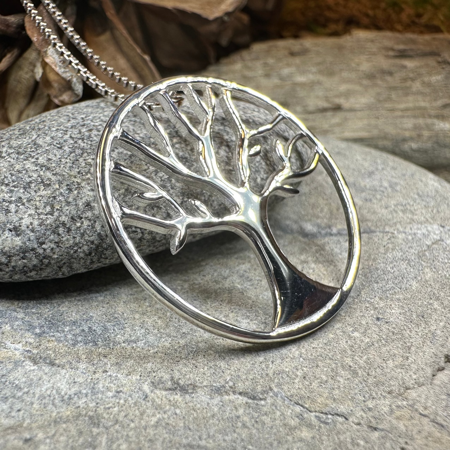 Minimalist Tree of Life Necklace — view 4
