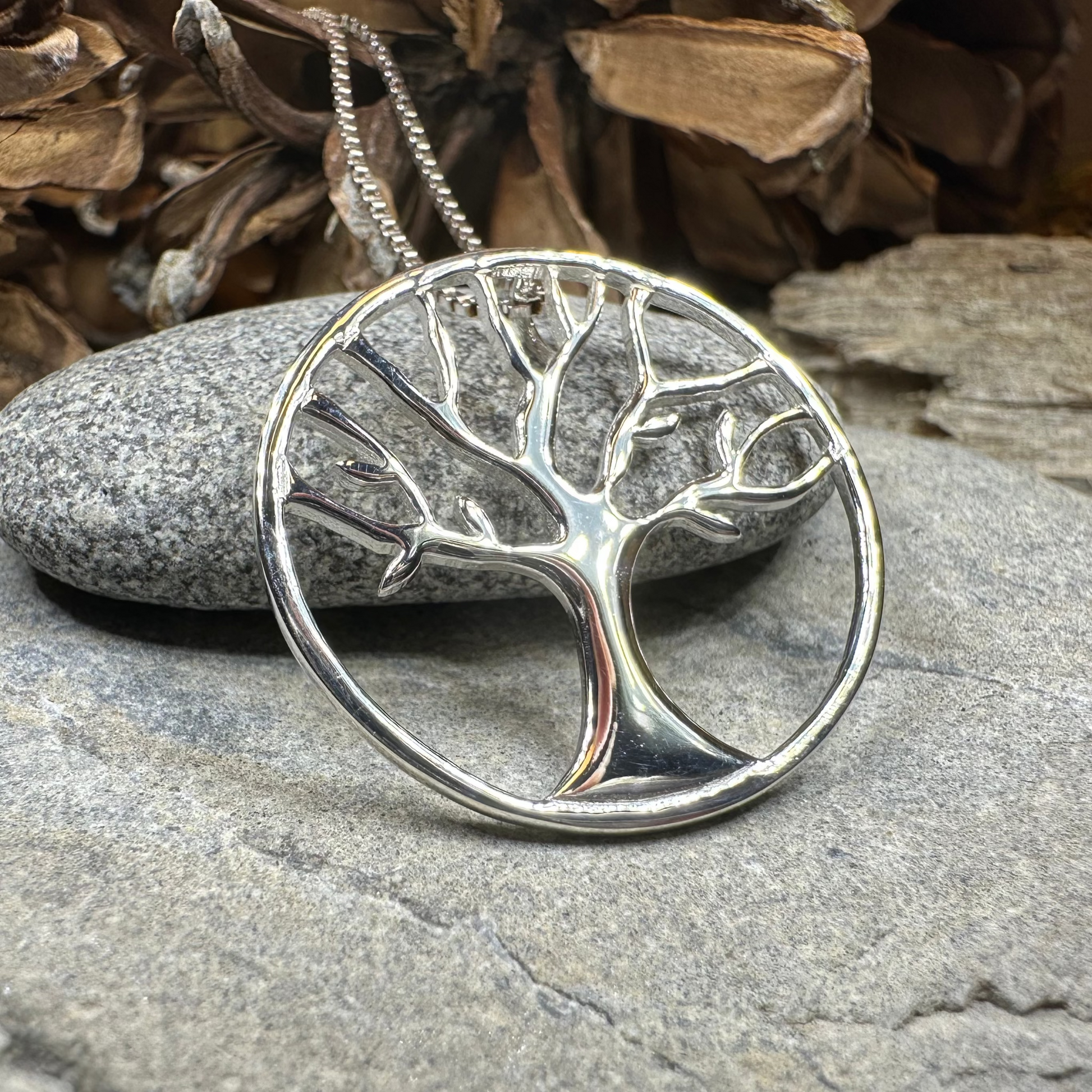 Minimalist Tree of Life Necklace — view 2