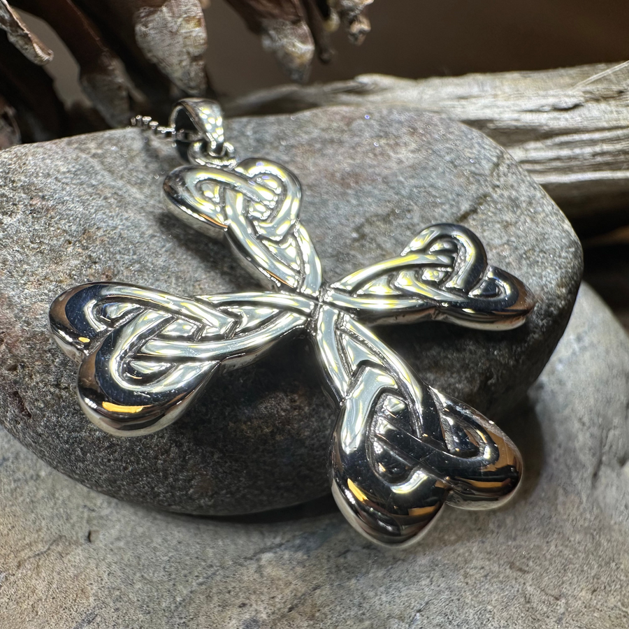 Ethereal Celtic Cross Necklace