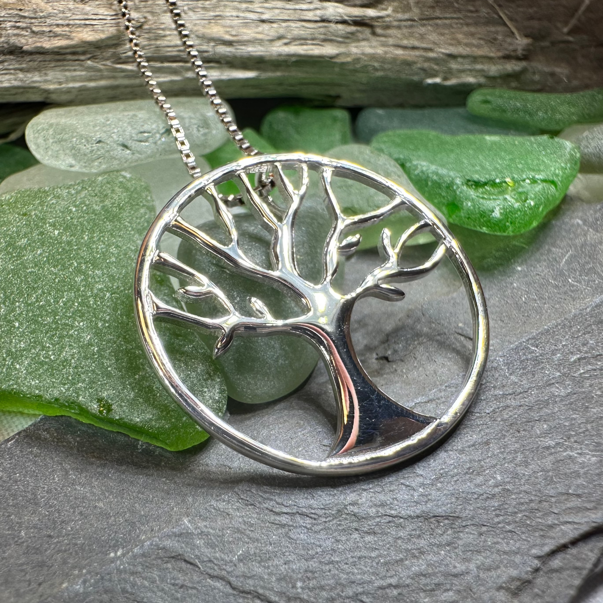 Minimalist Tree of Life Necklace — view 8