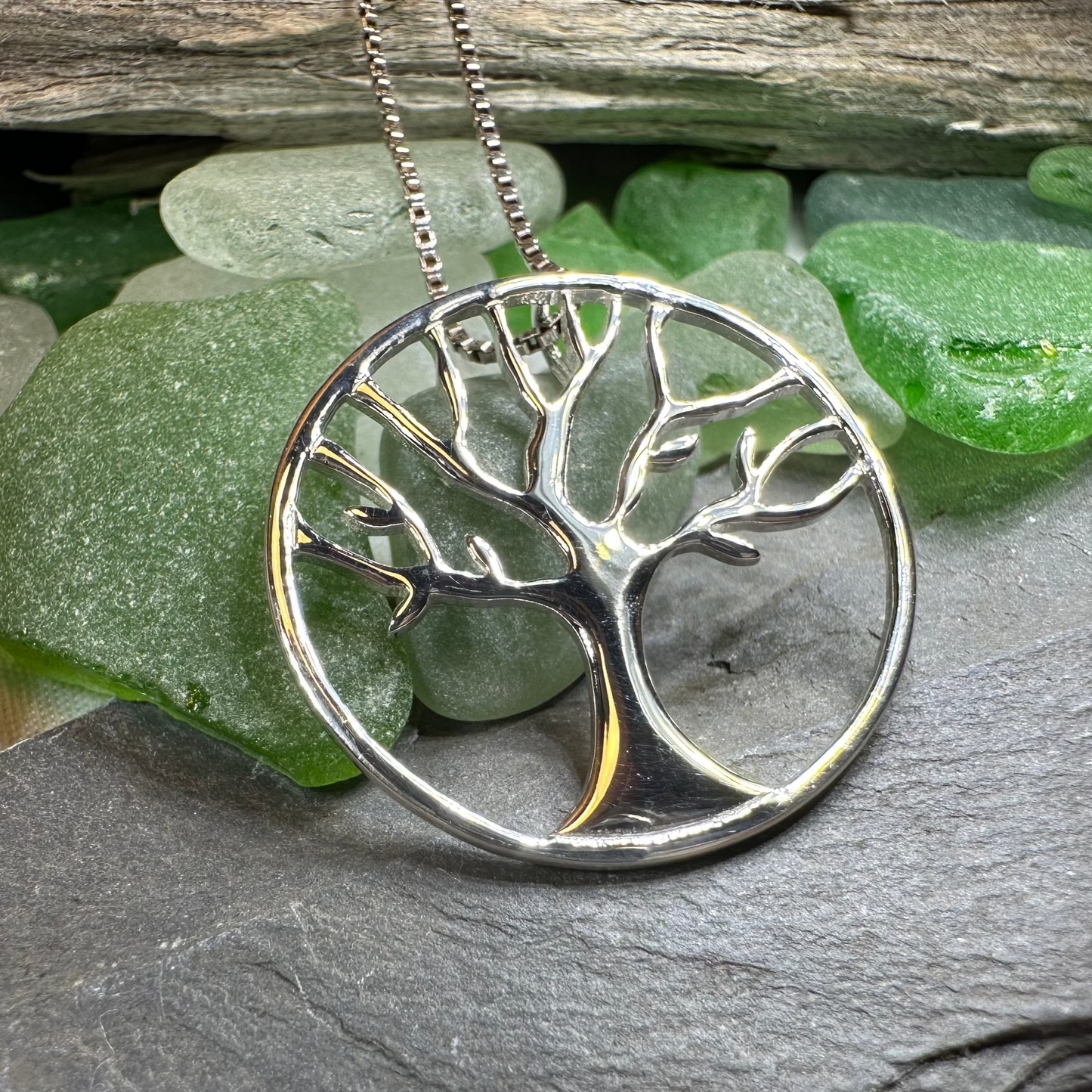 Minimalist Tree of Life Necklace — view 6