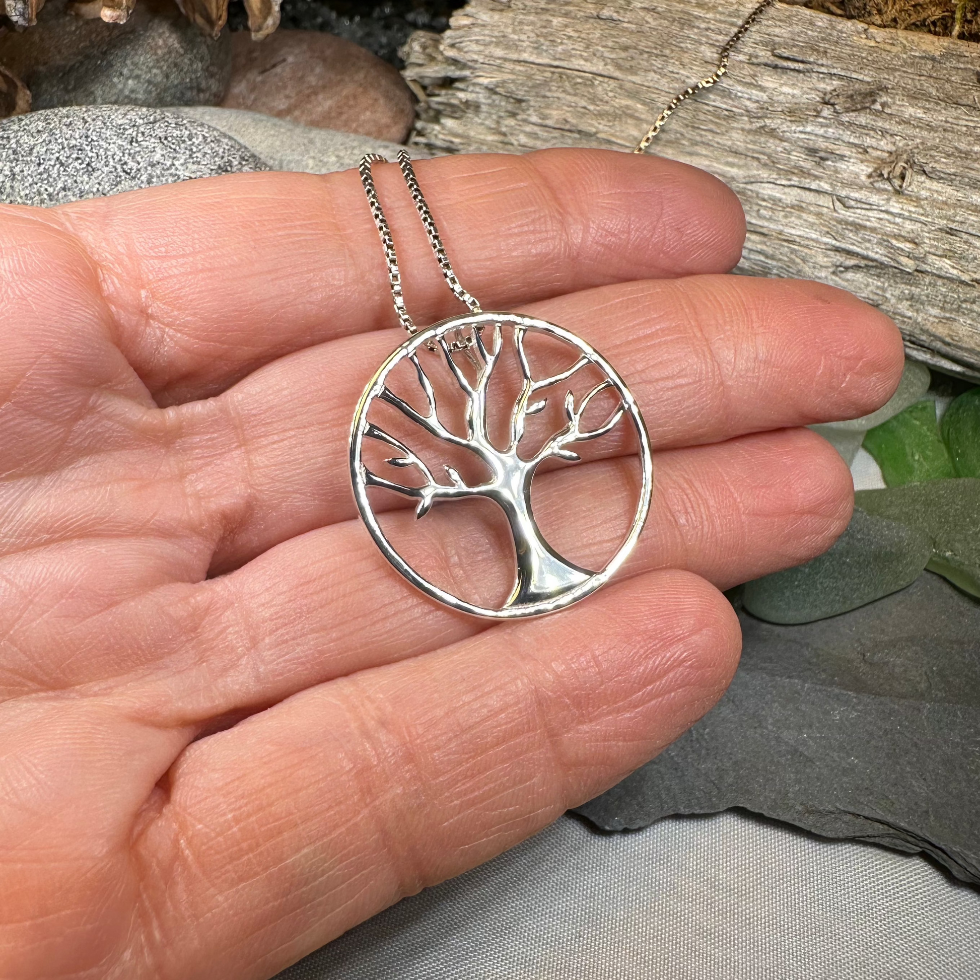 Minimalist Tree of Life Necklace — view 5