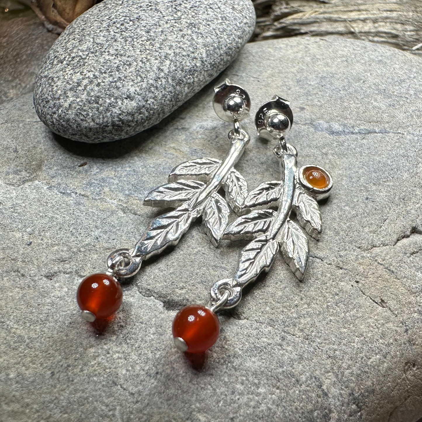 Rowan Tree of Life Earrings - Handmade in Scotland — view 8