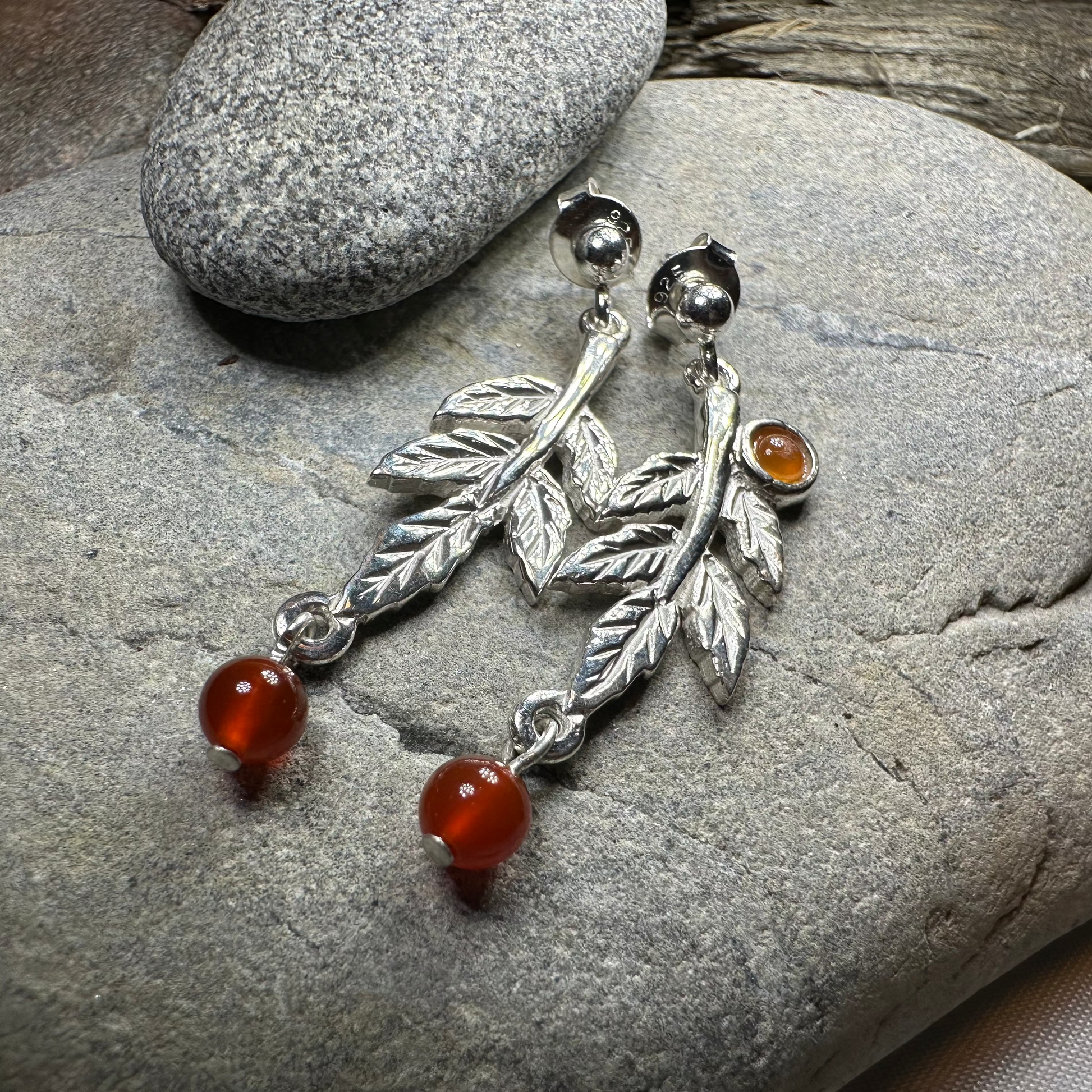 Rowan Tree of Life Earrings - Handmade in Scotland — view 6