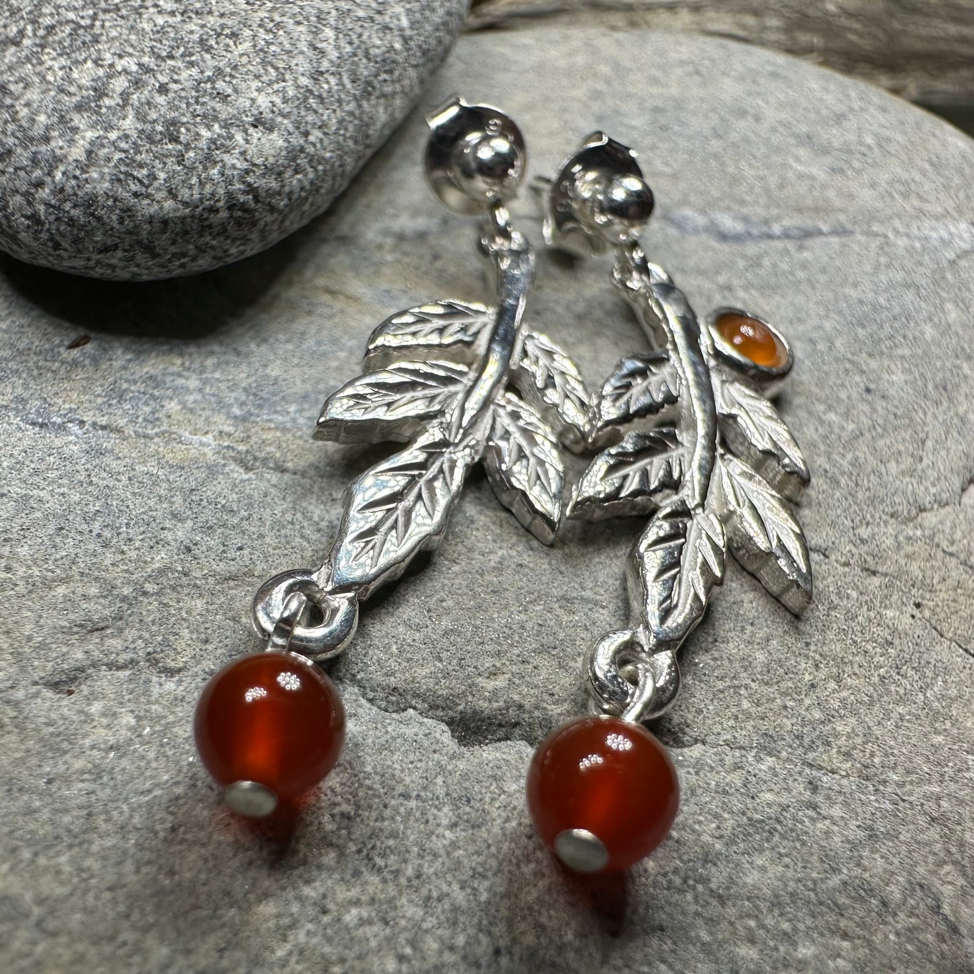 Rowan Tree of Life Earrings - Handmade in Scotland — view 5