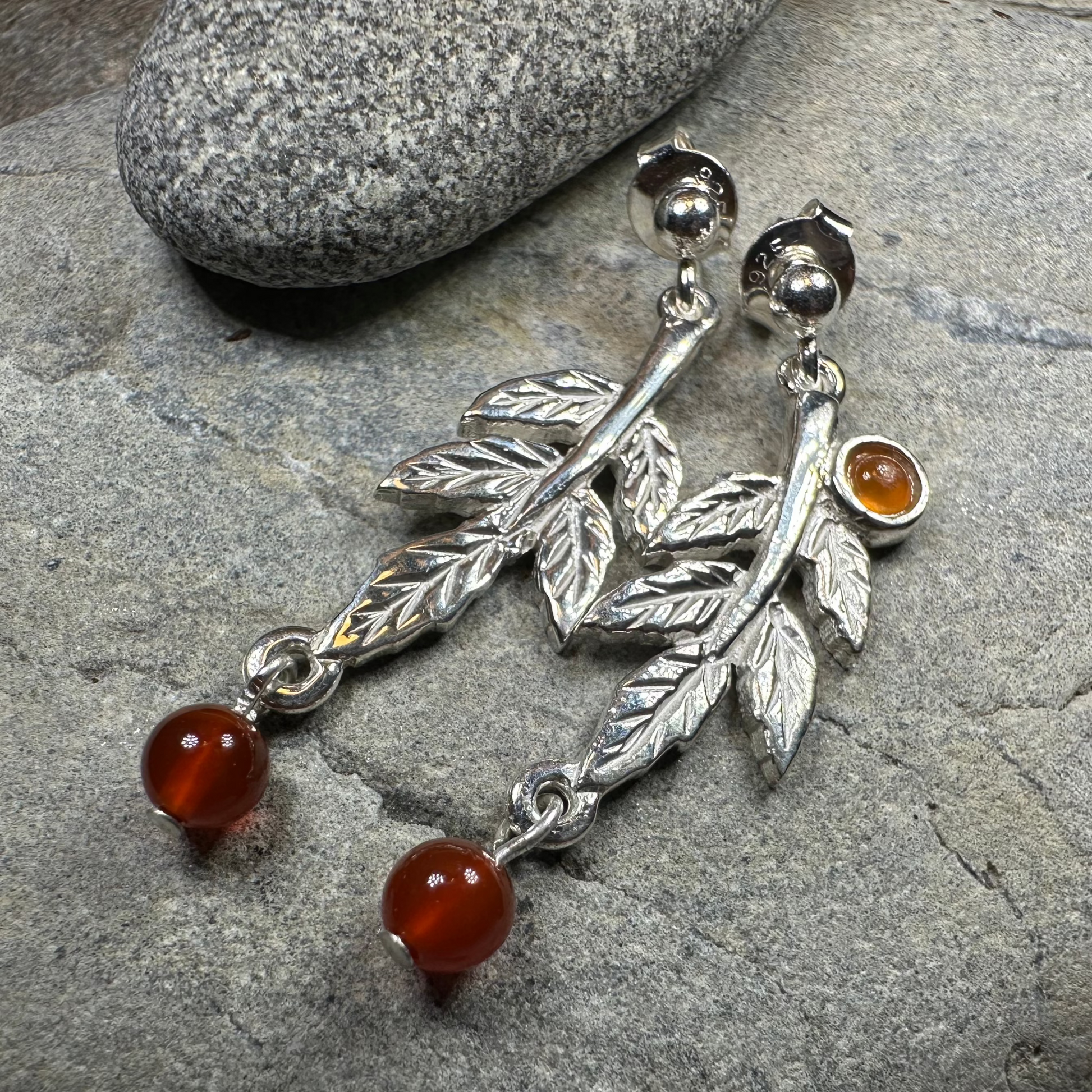 Rowan Tree of Life Earrings - Handmade in Scotland — view 4