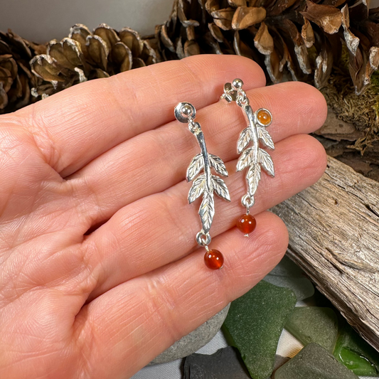 Rowan Tree of Life Earrings - Handmade in Scotland