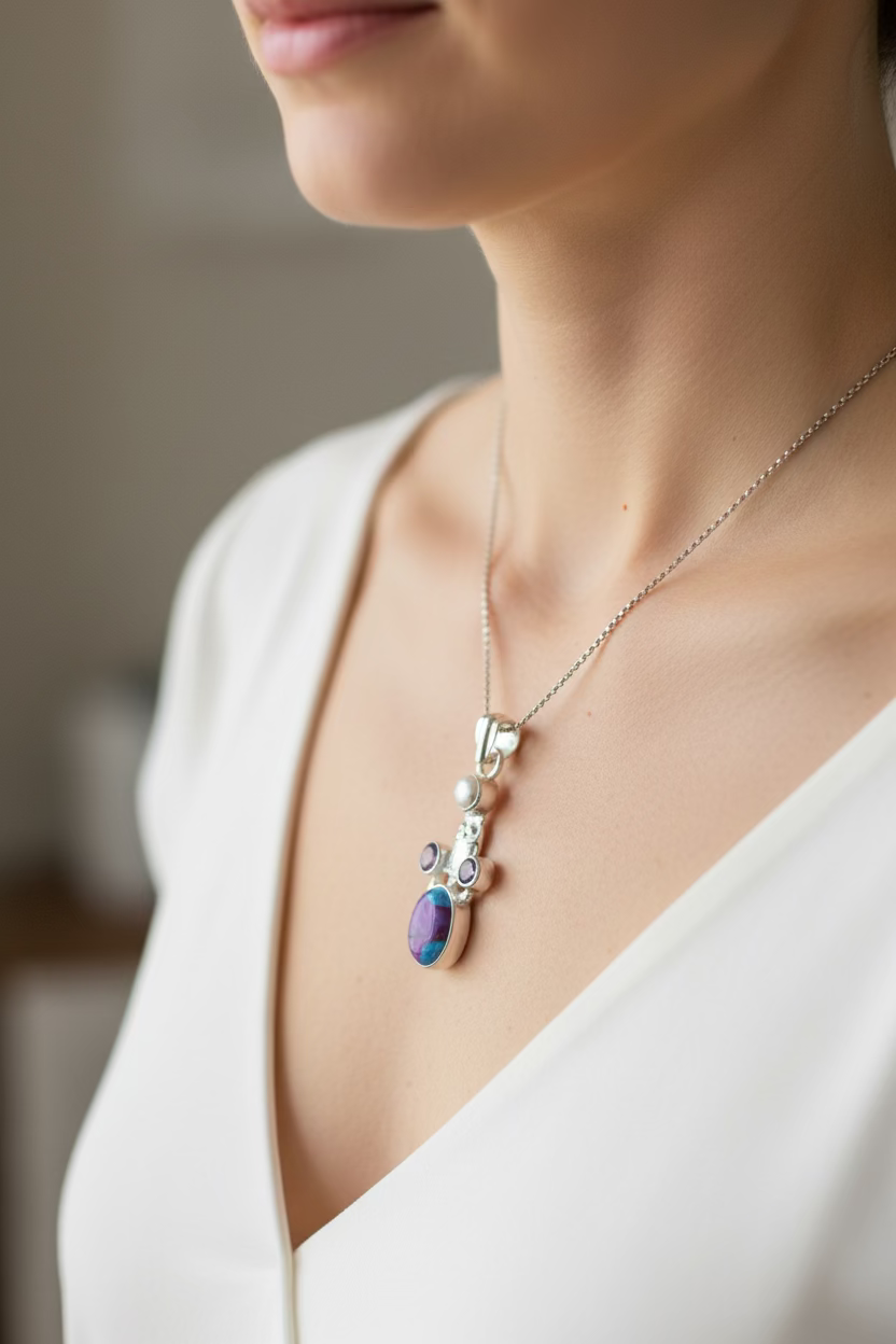 Verie Owl Necklace — view 7