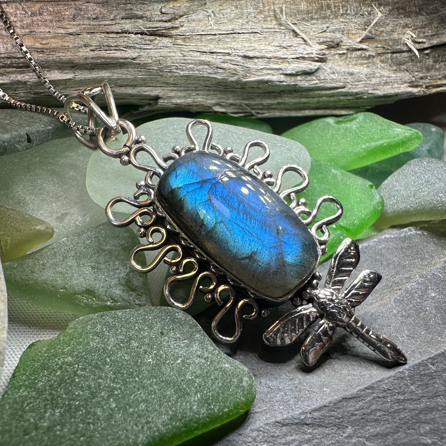 Zafira Dragonfly Necklace — view 3