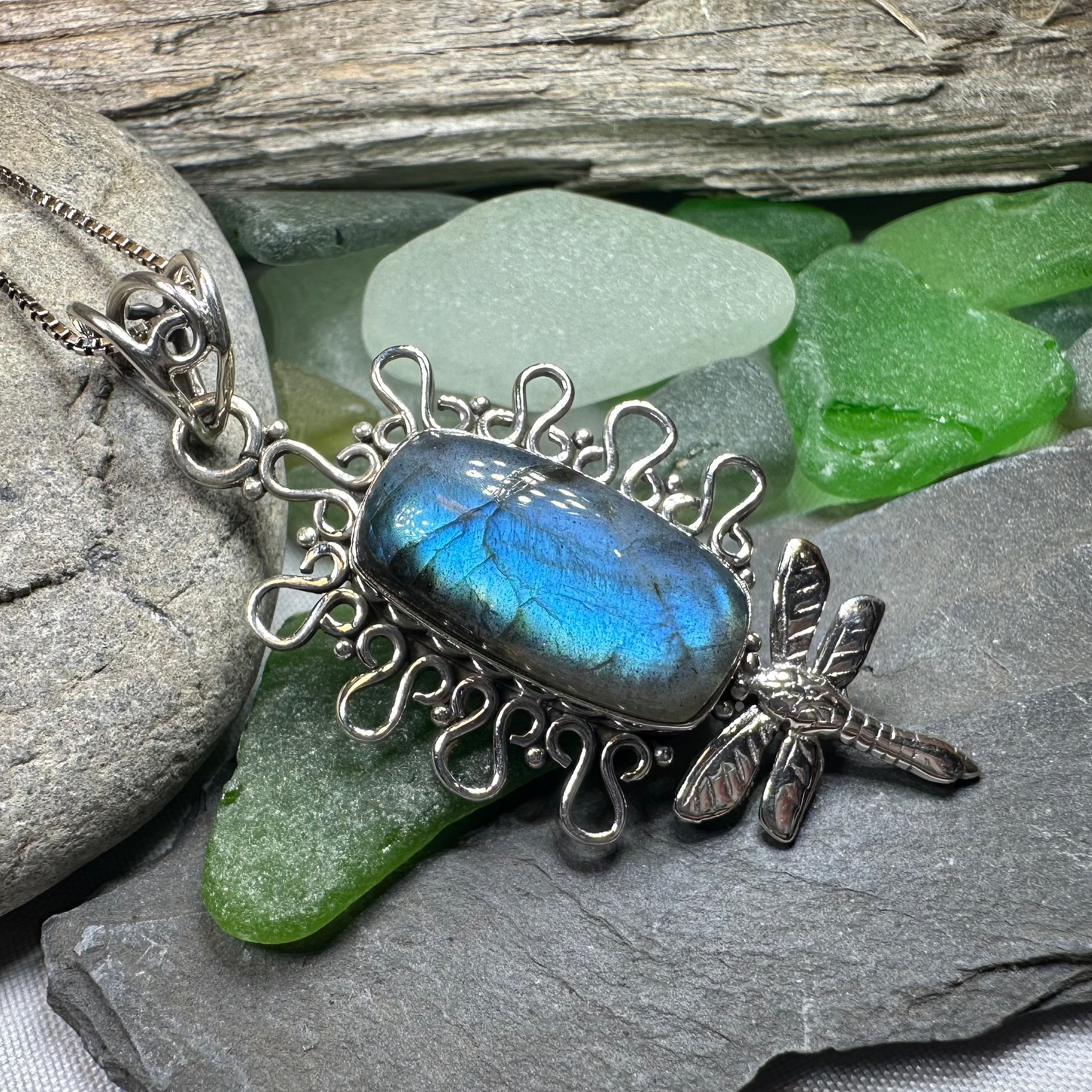Zafira Dragonfly Necklace — view 4