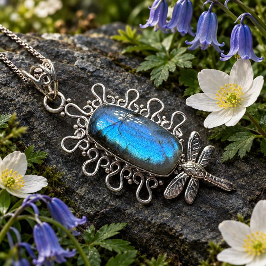 Zafira Dragonfly Necklace — view 4