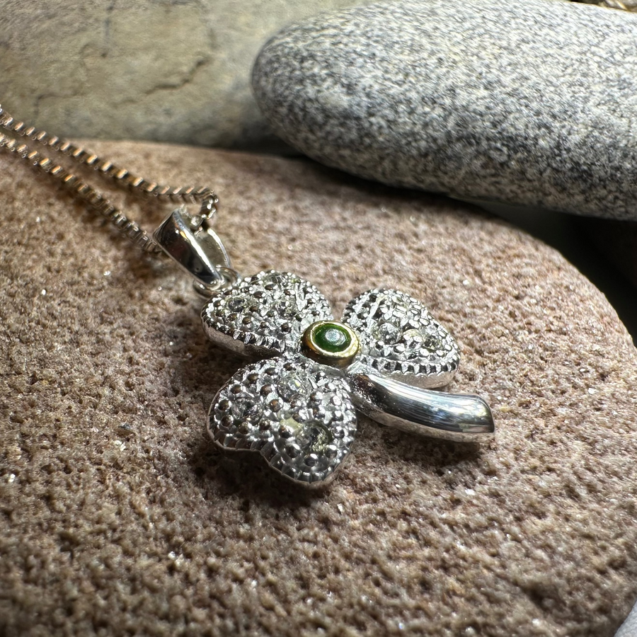 Shimmering Shamrock Necklace