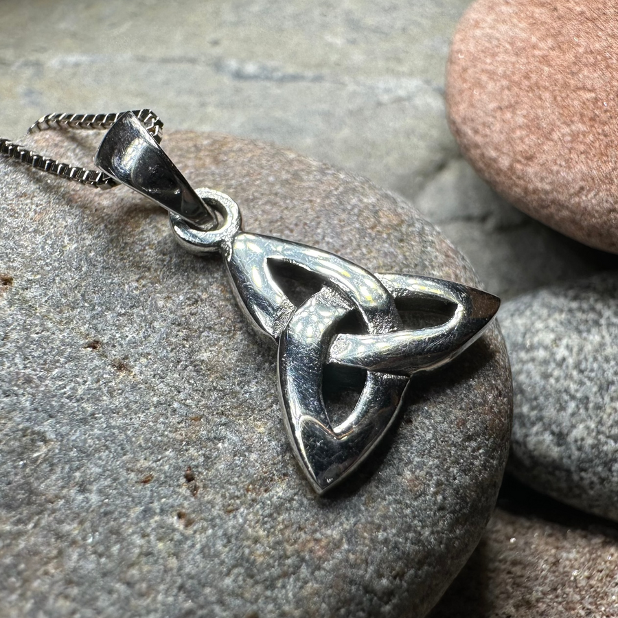 Karstyn Celtic Trinity Knot Necklace in Sterling Silver