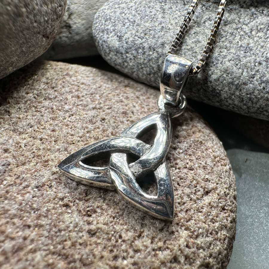 Karstyn Celtic Trinity Knot Necklace in Sterling Silver