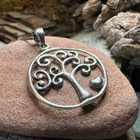 Load image into Gallery viewer, Heart Tree of Life Necklace
