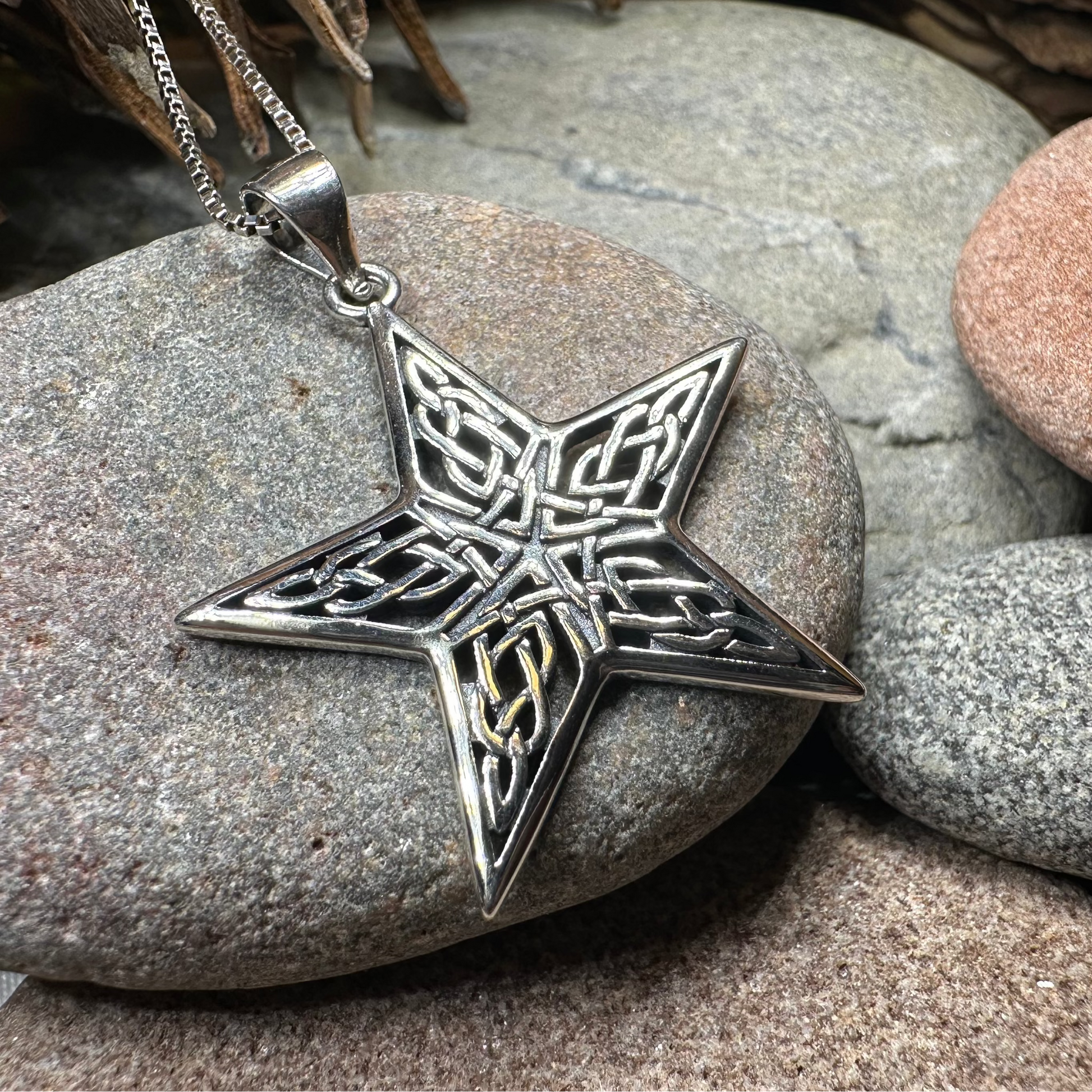 Constella Celtic Star Necklace — view 4