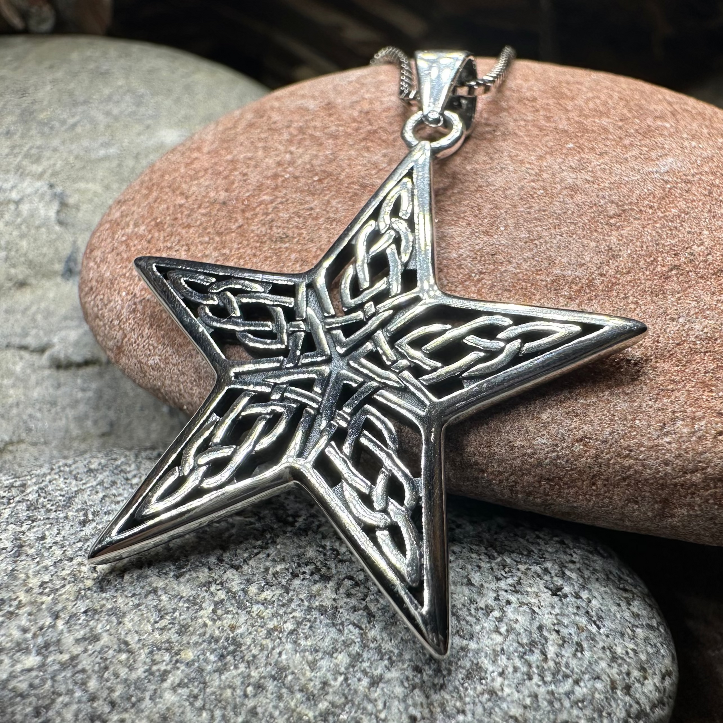 Constella Celtic Star Necklace — view 3