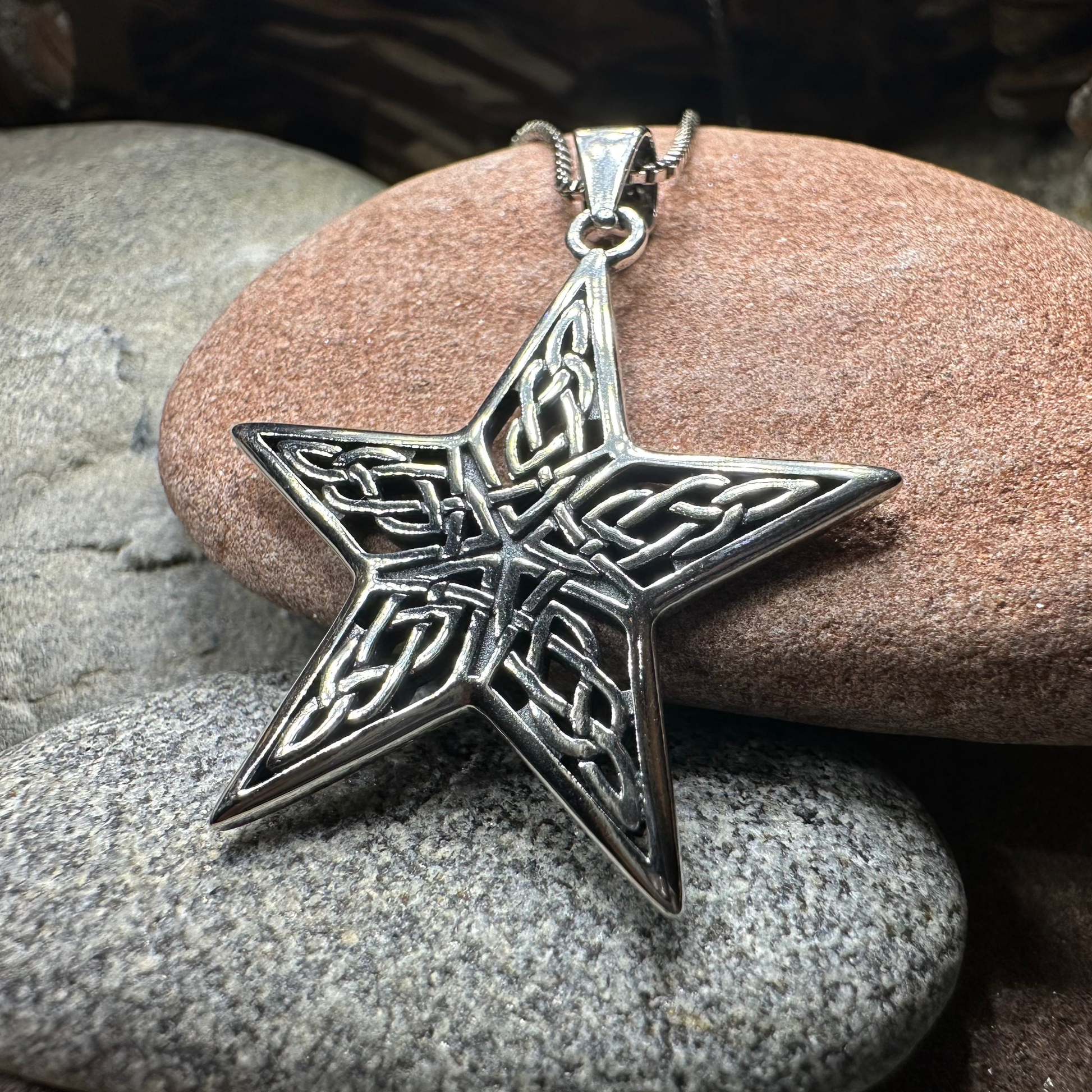 Constella Celtic Star Necklace — view 7