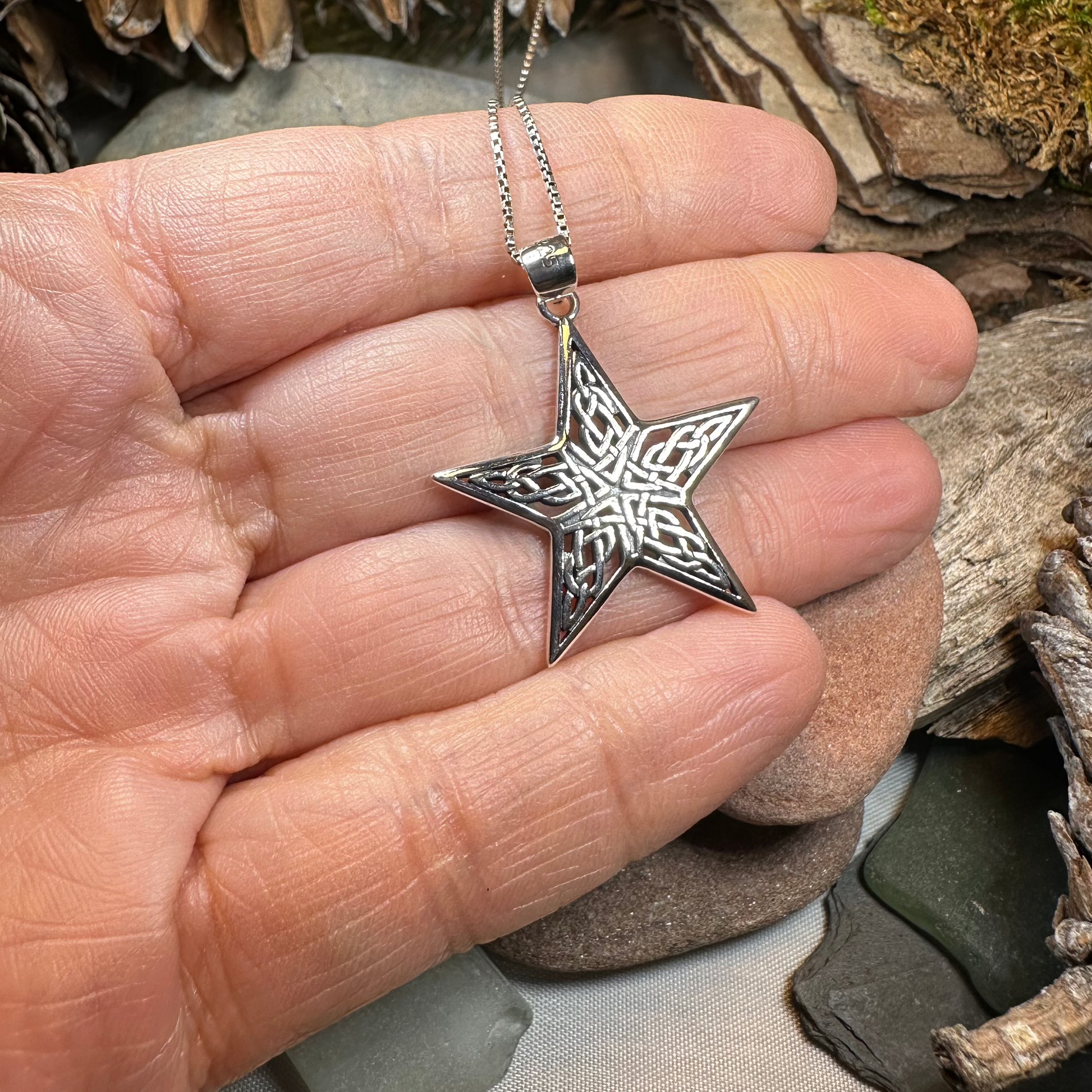 Constella Celtic Star Necklace — view 5