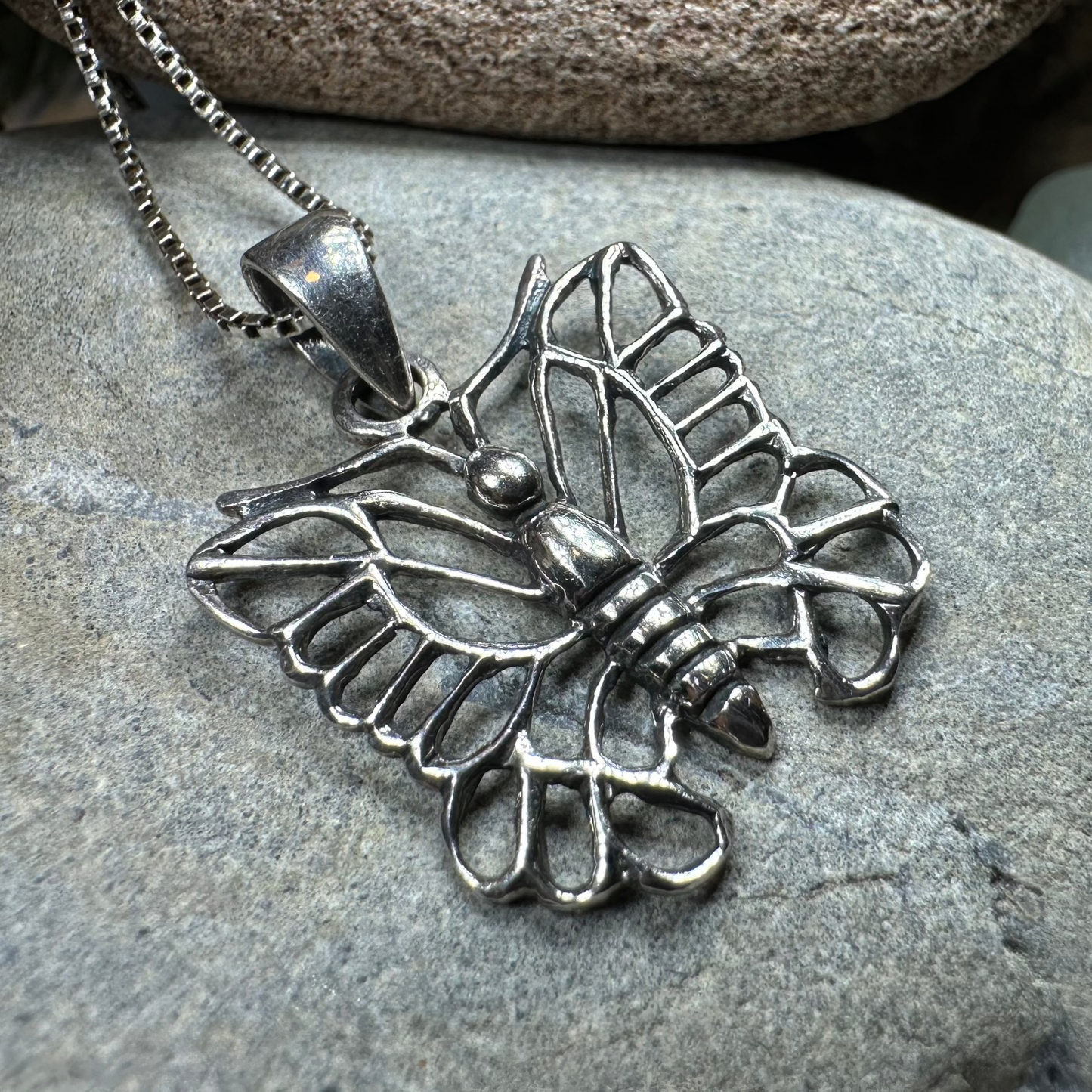 Blanca Butterfly Necklace — view 5
