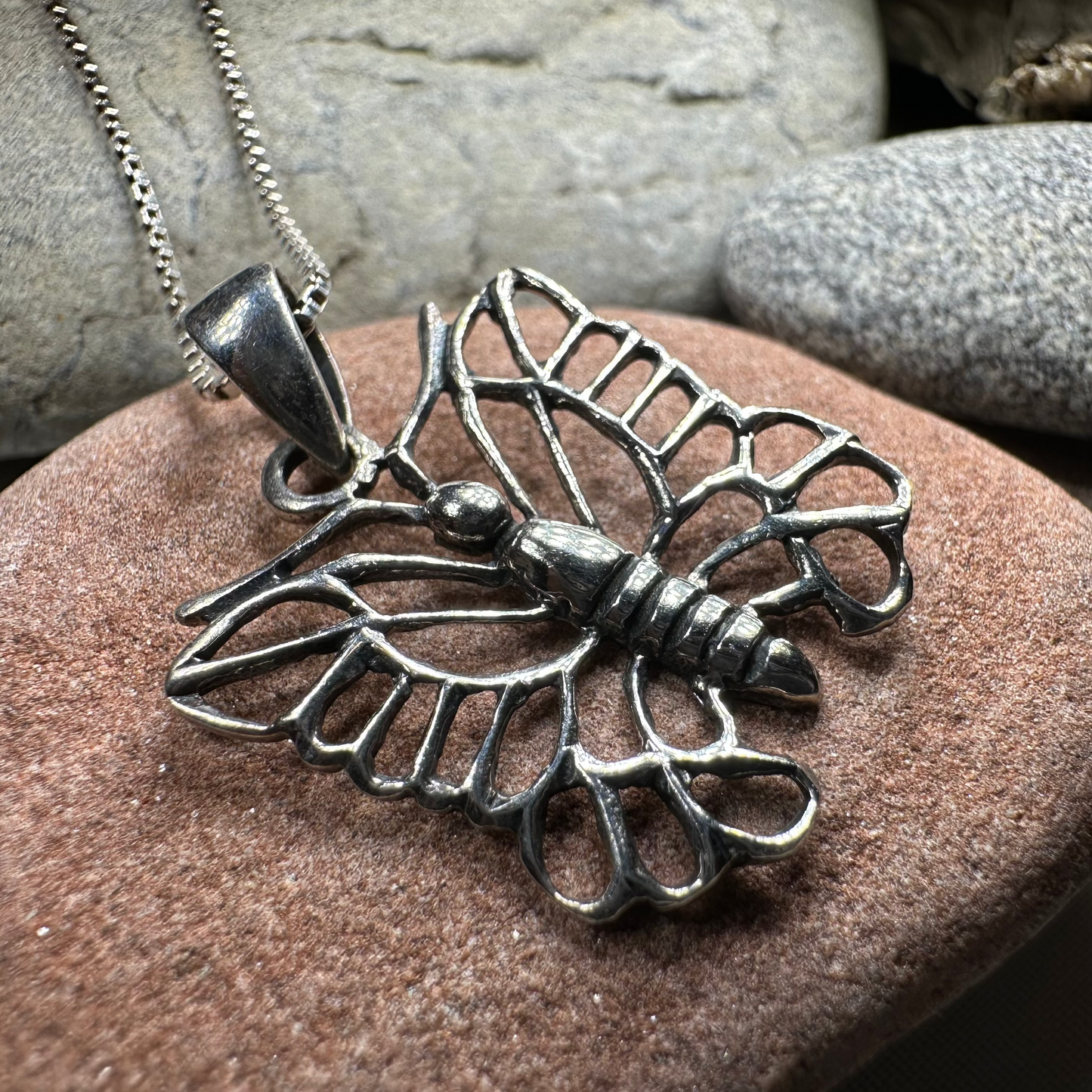 Blanca Butterfly Necklace — view 3