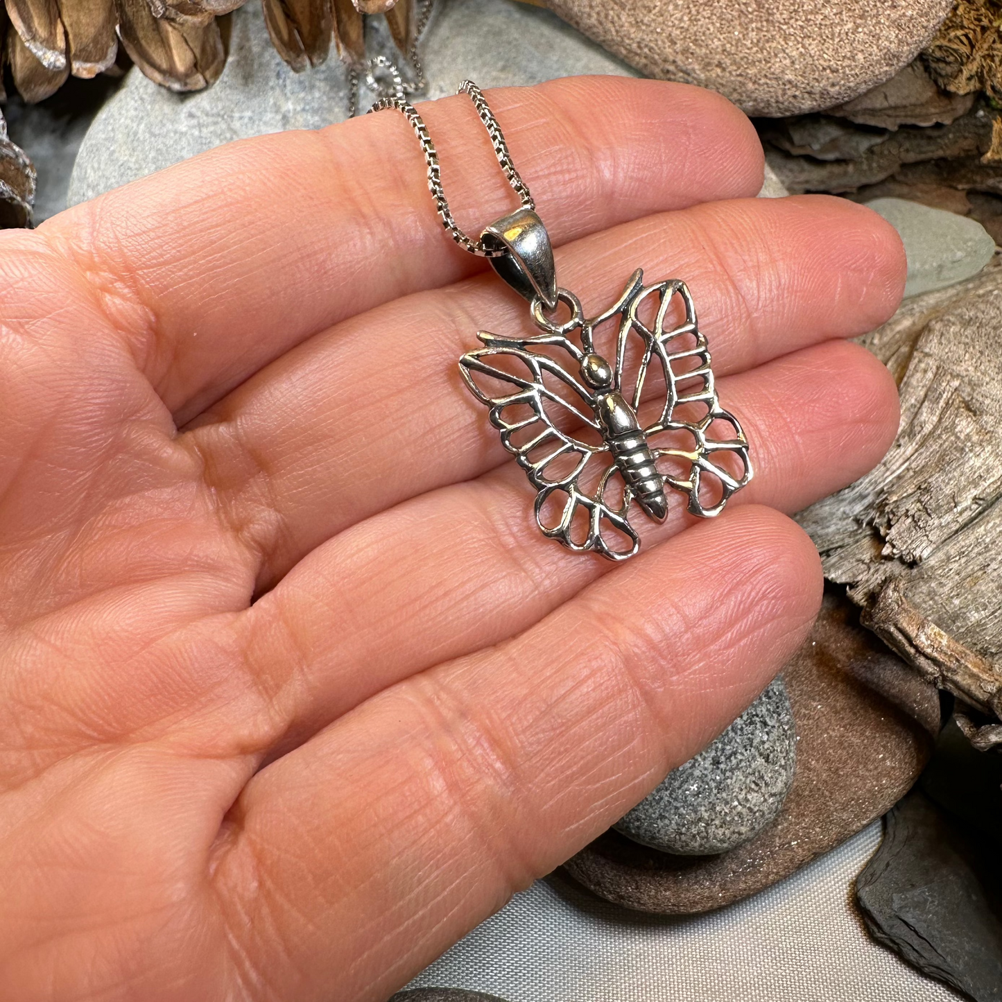 Blanca Butterfly Necklace — view 4