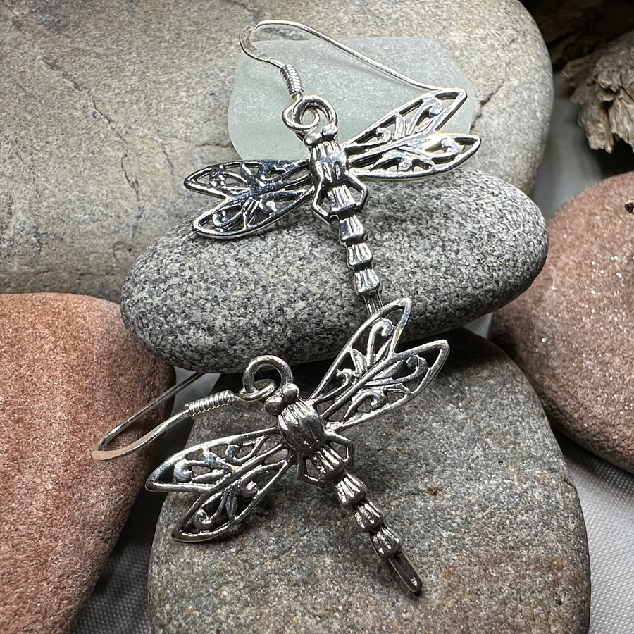 Dragonfly Drop Earrings