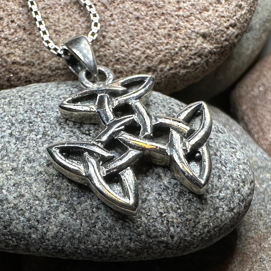 Three Trinity Knot Necklace