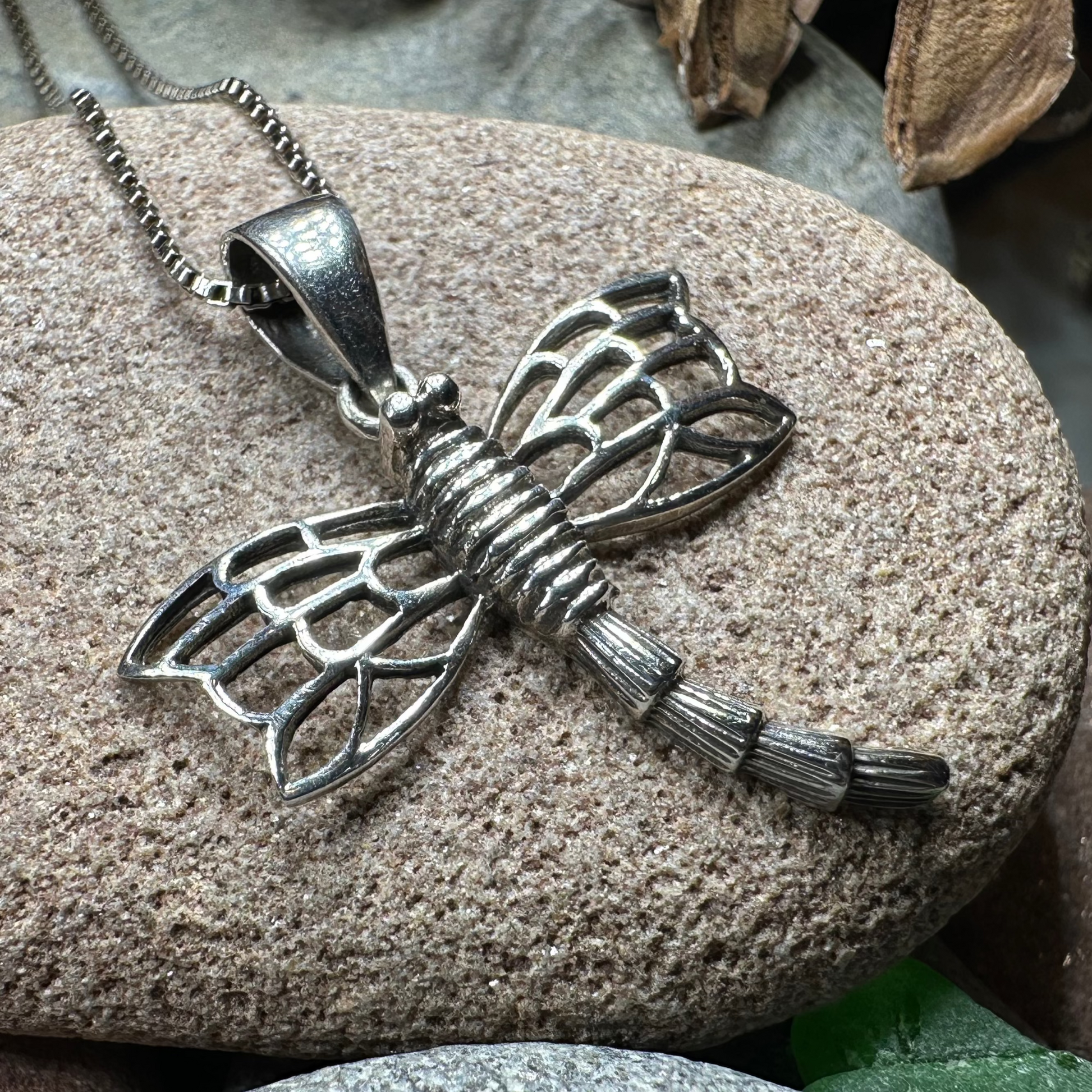 Celtic Dragonfly Necklace — view 2