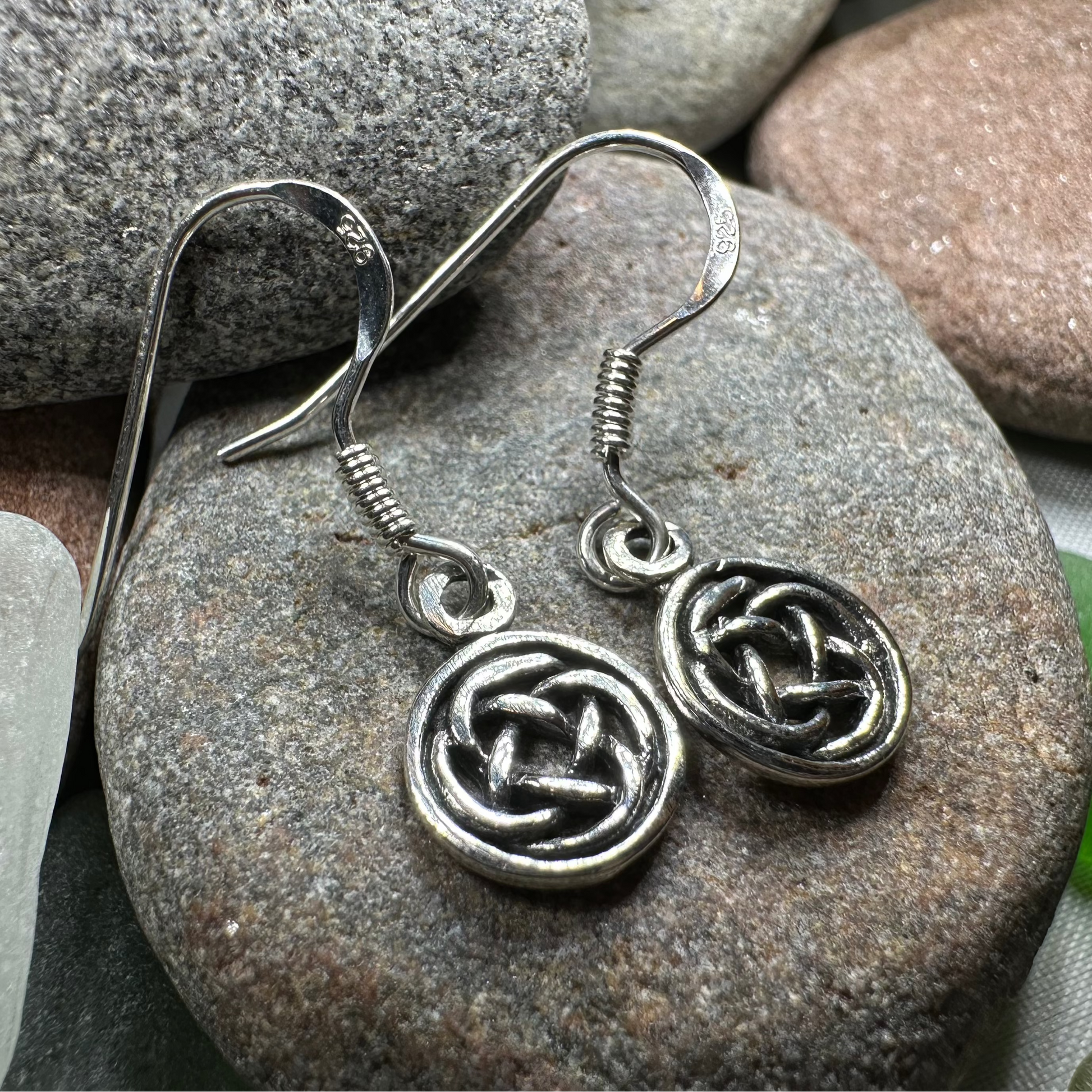 Dainty Dara Knot Earrings — view 5