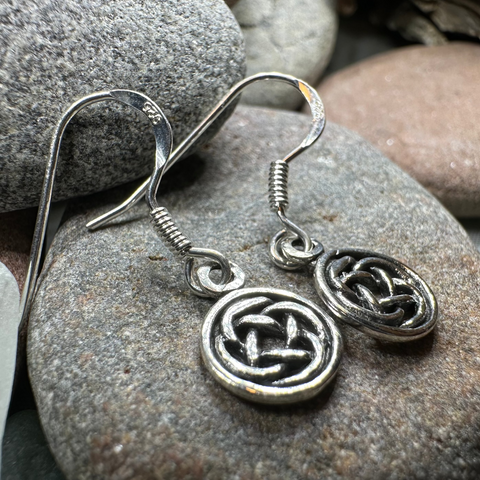 Load image into Gallery viewer, Dainty Dara Knot Earrings
