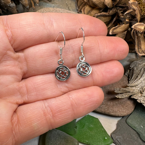 Load image into Gallery viewer, Dainty Dara Knot Earrings
