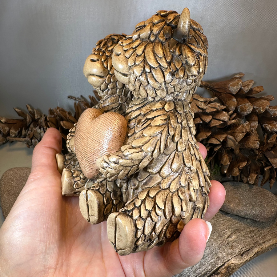 Our Love Highland Cow Figurine