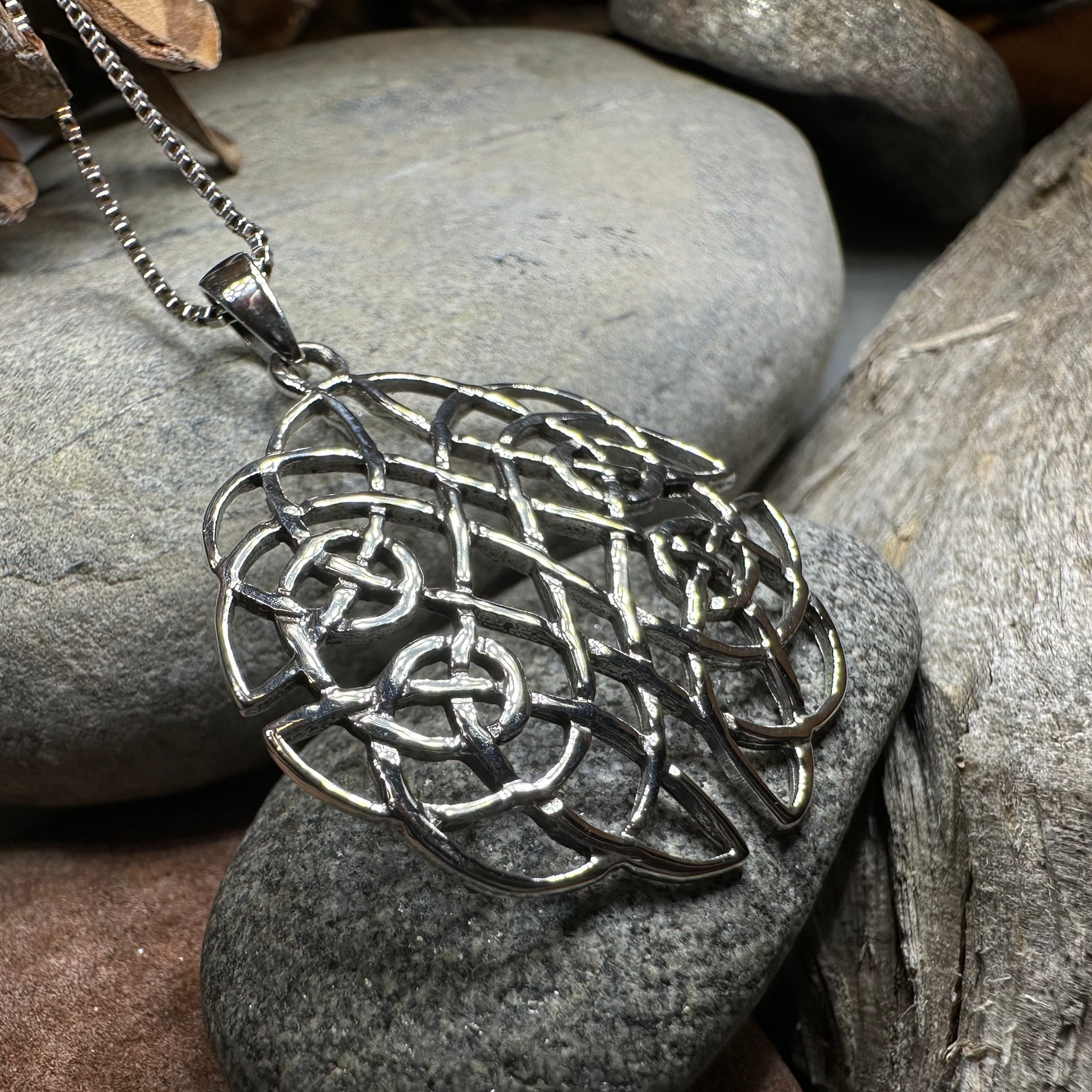 Anaise Celtic Knot Necklace — view 2