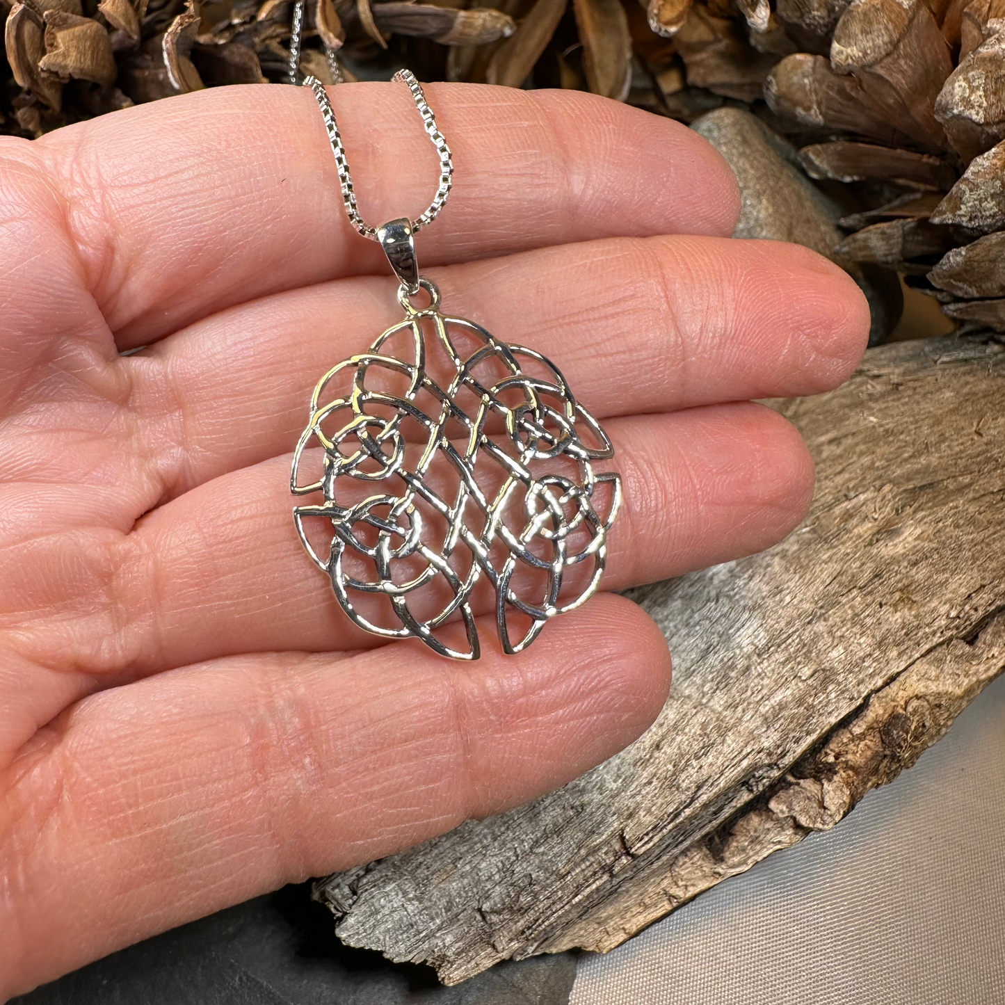 Anaise Celtic Knot Necklace — view 4