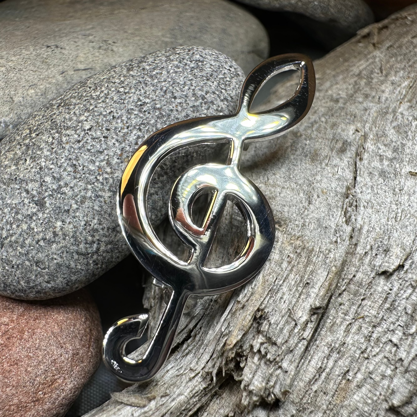 Cadence Music Note Brooch — view 2