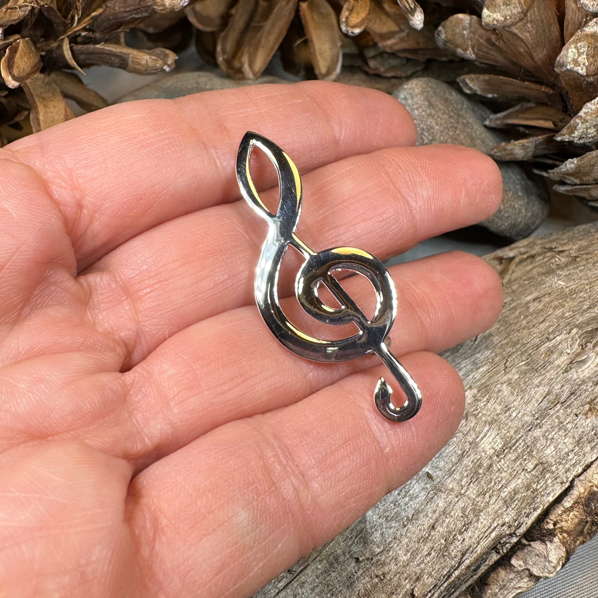 Cadence Music Note Brooch — view 5