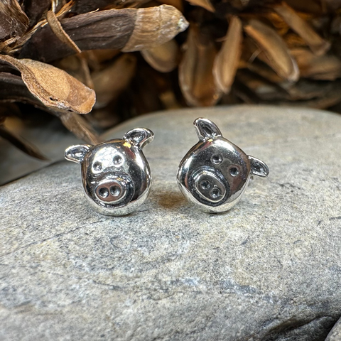 Load image into Gallery viewer, Little Piggy Stud Earrings
