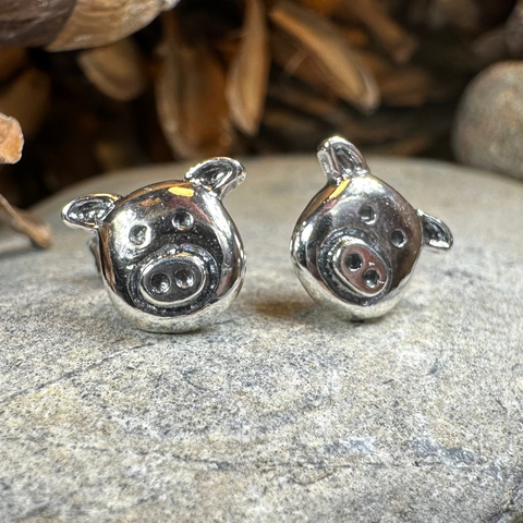 Load image into Gallery viewer, Little Piggy Stud Earrings
