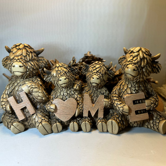 Our Home Highland Cows Figurine