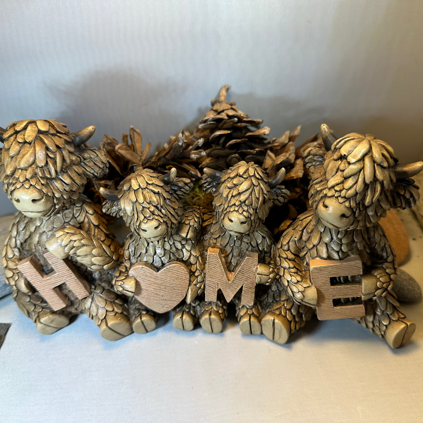 Our Home Highland Cows Figurine