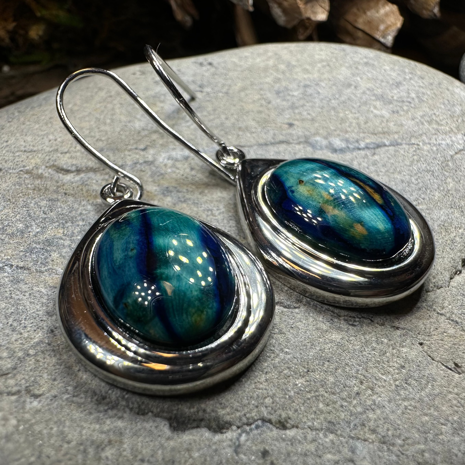 Heathergems Teardrop Earrings - Handmade in Scotland — view 10
