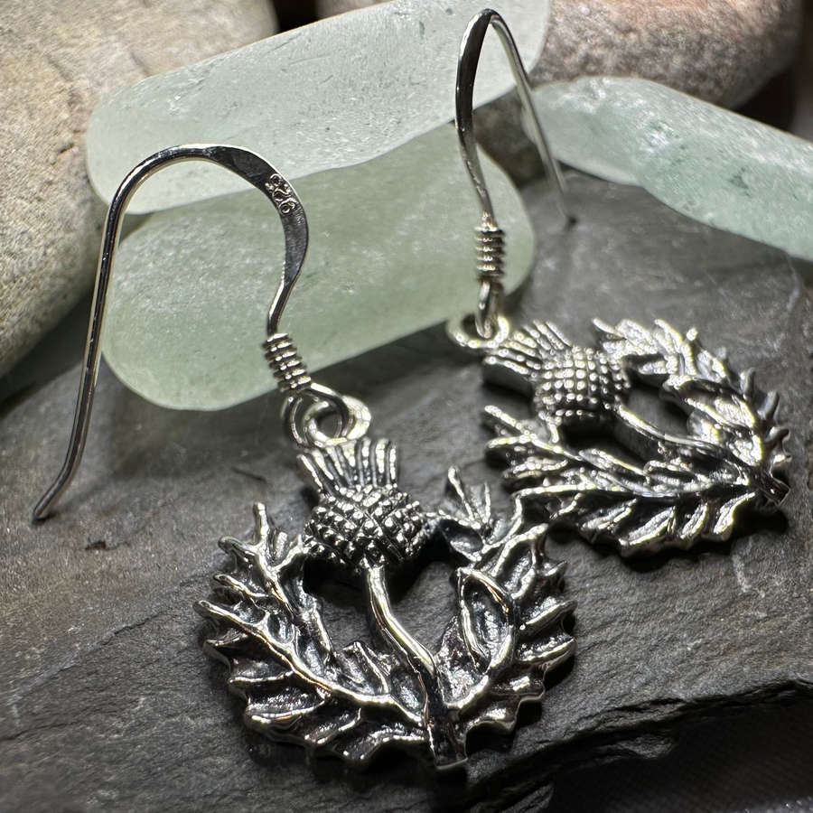 Alruna Scottish Thistle Earrings