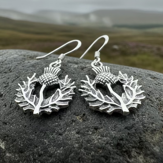 Alruna Scottish Thistle Earrings