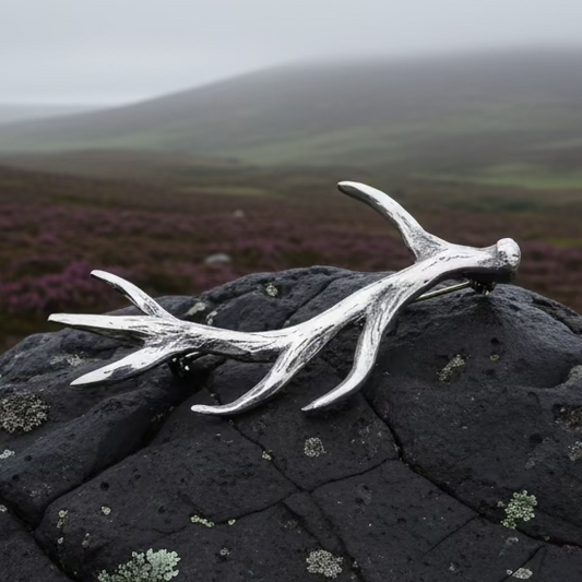 Damh Antler Kilt Pin - Handmade in Scotland