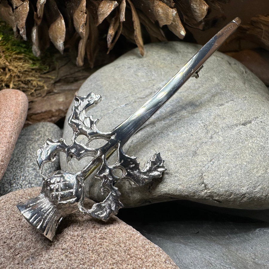 Loch Awe Thistle Kilt Pin - Handmade in Scotland