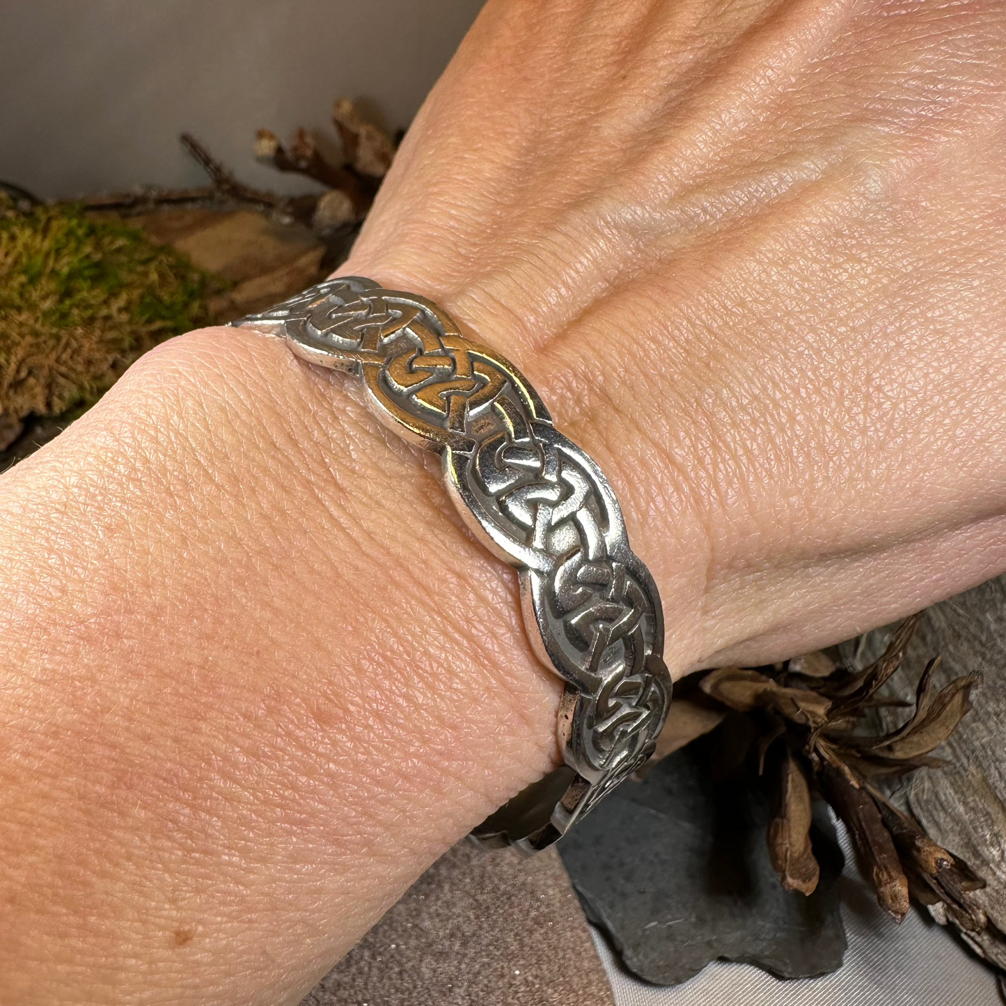 Harmony Celtic Weave Bracelet — view 5