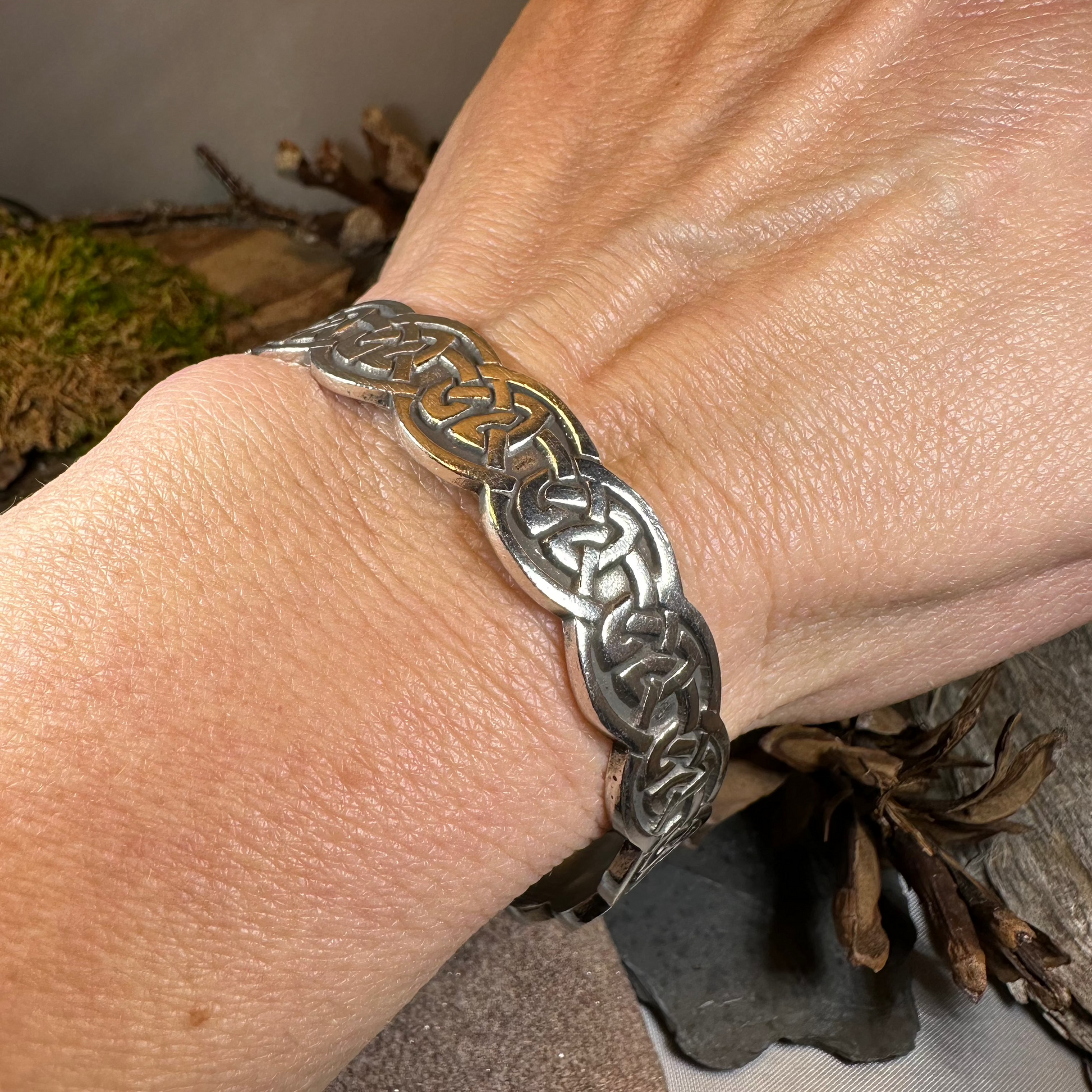 Harmony Celtic Weave Bracelet — view 5